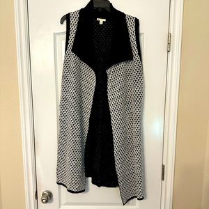 EUC CATO SZ LARGE unique long sweater vest